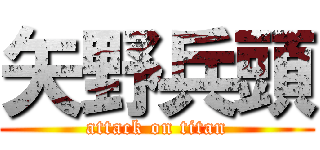 矢野兵頭 (attack on titan)