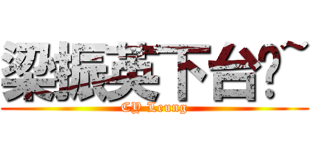 梁振英下台吧~ (CY Leung)