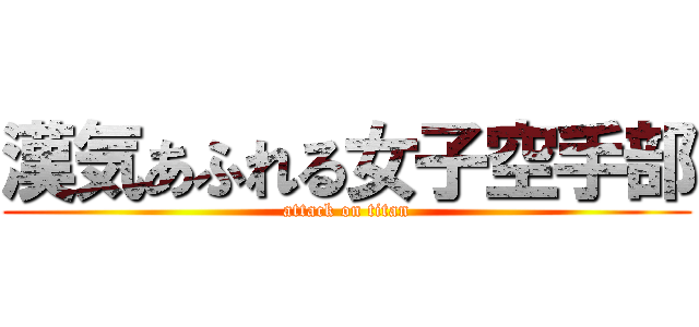 漢気あふれる女子空手部 (attack on titan)