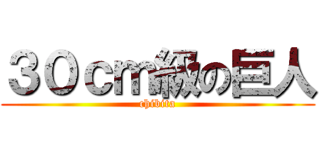 ３０ｃｍ級の巨人 (chibita)