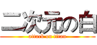 二次元の白 (attack on titan)