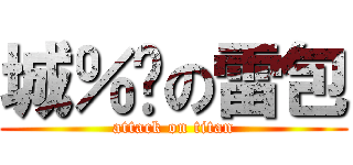 城％內の雷包 (attack on titan)