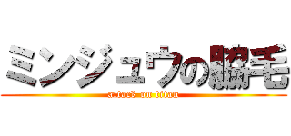 ミンジュウの脇毛 (attack on titan)