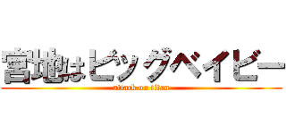 宮地はビッグベイビー (attack on titan)