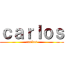 ｃａｒｌｏｓ (carlos)