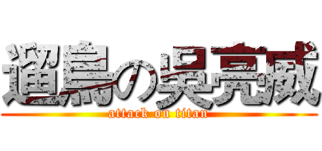 遛鳥の吳亮威 (attack on titan)