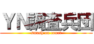ＹＮ調査兵団 (smash on court)