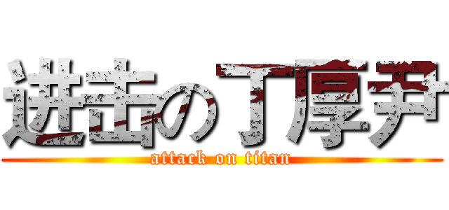 进击の丁厚尹 (attack on titan)