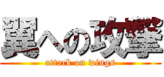 翼への攻撃 (attack on wings)