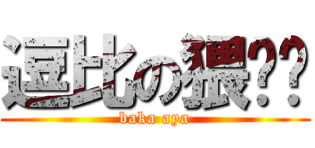 逗比の猥琐酱 (baka aya)