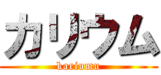 カリウム (kariumu)