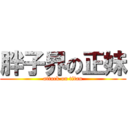 胖子界の正妹 (attack on titan)