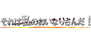 それは私のおいなりさんだ！ (It's my oinari)