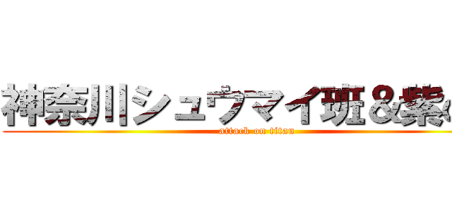 神奈川シュウマイ班＆紫の方 (attack on titan)