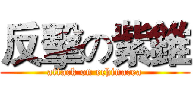 反擊の紫錐 (attack on echinacea)