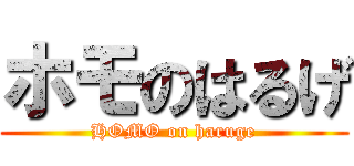 ホモのはるげ (HOMO on haruge)