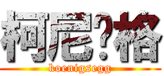 柯尼赛格 (koenigsegg)