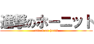 進撃のホーニット (attack on honit)