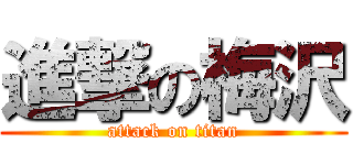 進撃の梅沢 (attack on titan)