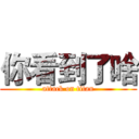 你看到了啥 (attack on titan)