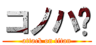 コノハ♡ (attack on titan)