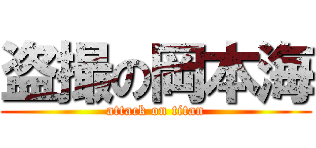 盗撮の岡本海 (attack on titan)