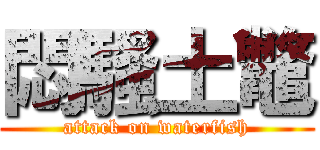 悶騷土鼈 (attack on waterfish)