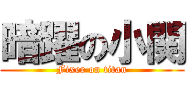 暗躍の小関 (Fixer on titan)
