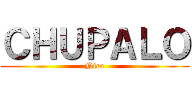 ＣＨＵＰＡＬＯ (Nico)