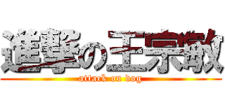 進撃の王宗敏 (attack on dog)