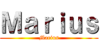 Ｍａｒｉｕｓ (Marius)