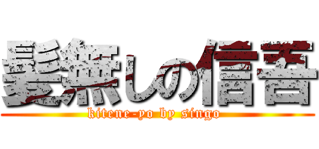髪無しの信吾 (kitene-yo by singo )