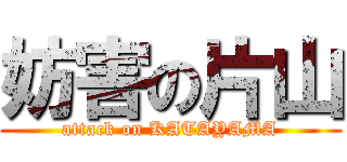 妨害の片山 (attack on KATAYAMA)