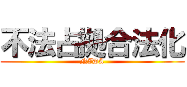 不法占拠合法化 (NIDA)