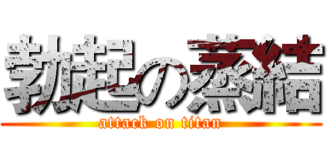 勃起の蒸結 (attack on titan)