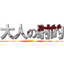 大人の射的 (ここは)