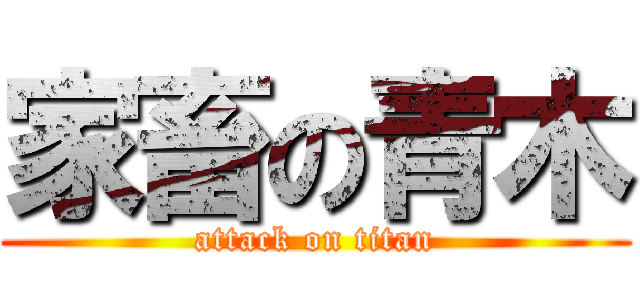 家畜の青木 (attack on titan)