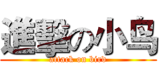進擊の小鸟 (attack on bird)