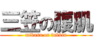 三笠の腹肌 (mikasa on fukkin)