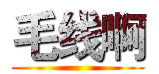 毛线啊 ()