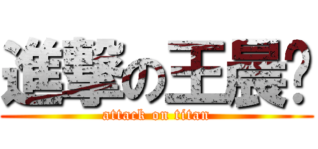 進撃の王晨鹏 (attack on titan)