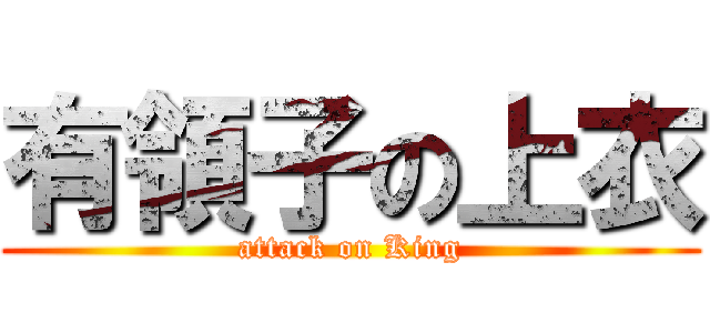 有領子の上衣 (attack on King)