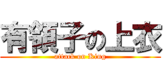 有領子の上衣 (attack on King)