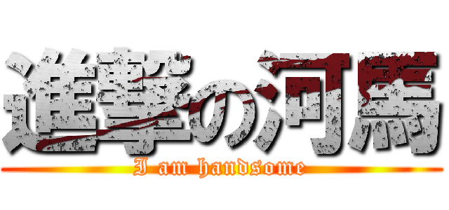 進撃の河馬 (I am handsome)