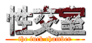 性交室 (the fuck chamber)