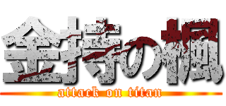 金持の楓 (attack on titan)