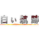 白 い 航 跡 (White wake)