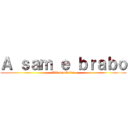 Ａ ｓａｍ ｅ ｂｒａｂｏ (70k na abrida)