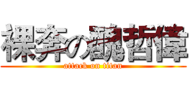裸奔の醜哲偉 (attack on titan)