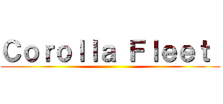 Ｃｏｒｏｌｌａ Ｆｌｅｅｔ  ()
